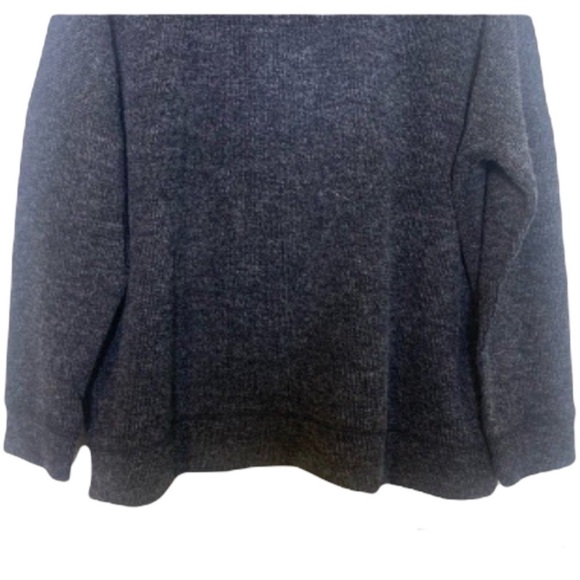 Band of Gypsies Charcoal Grey Lotta Love Knit Sweater Size M - Picture 8 of 9